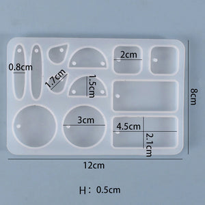 Earrings Dangler Silicone Mould for DIY Jewelry Making