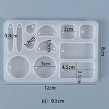 Earrings Dangler Silicone Mould for DIY Jewelry Making