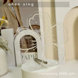 Acrylic Transparent Earrings Display Stand Flowers Irregular Shape