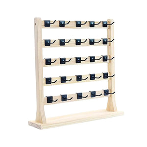 Earrings Display Stand Hanging Organizer with Hooks for Closet