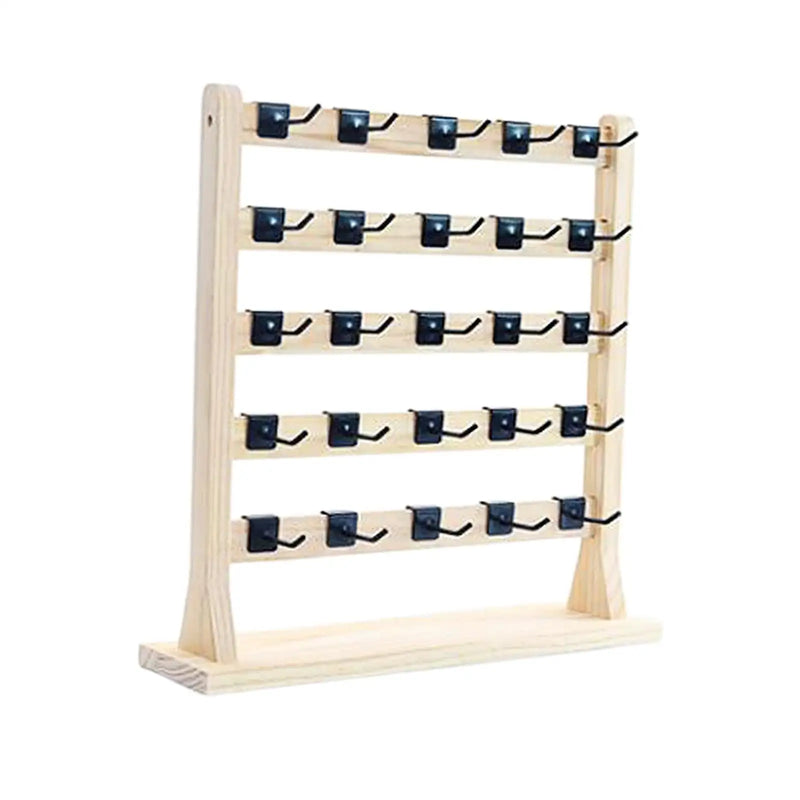 Earrings Display Stand Hanging Organizer with Hooks for Closet
