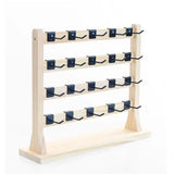 4-Tier Earrings Display Stand with Hooks for Jewelry Organization