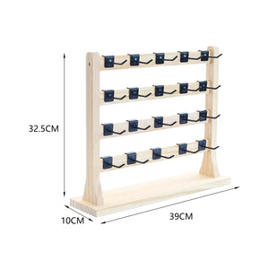 Earrings Display Stand with Hooks - Necklace Hanging Storage Organizer
