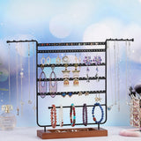 Earrings Display Stand Jewelry Organizer Necklace Rings Rack Travel Home