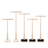 Metal Earrings Display Stand T-shaped Iron Art Home Storage Jewelry Props