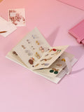Earrings Storage Book Creative Jewelry Storage Box Small Ins Wind Jewelry Box