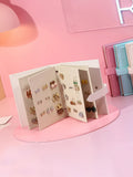 Earrings Storage Book Creative Jewelry Storage Box Small Ins Wind Jewelry Box