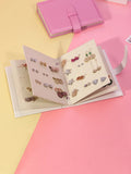 Earrings Storage Book Creative Jewelry Storage Box Small Ins Wind Jewelry Box