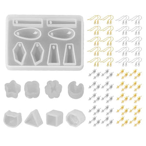 Epoxy Mold Set DIY Earring Jewelry Making Material