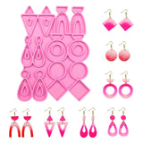 Earrings Resin Mold Ear Studs Dangle Casting Silicone Mould DIY Jewelry Making