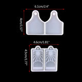 Epoxy Resin Mold Ear Studs Dangle Casting Silicone Mould