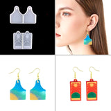Epoxy Resin Mold Ear Studs Dangle Casting Silicone Mould