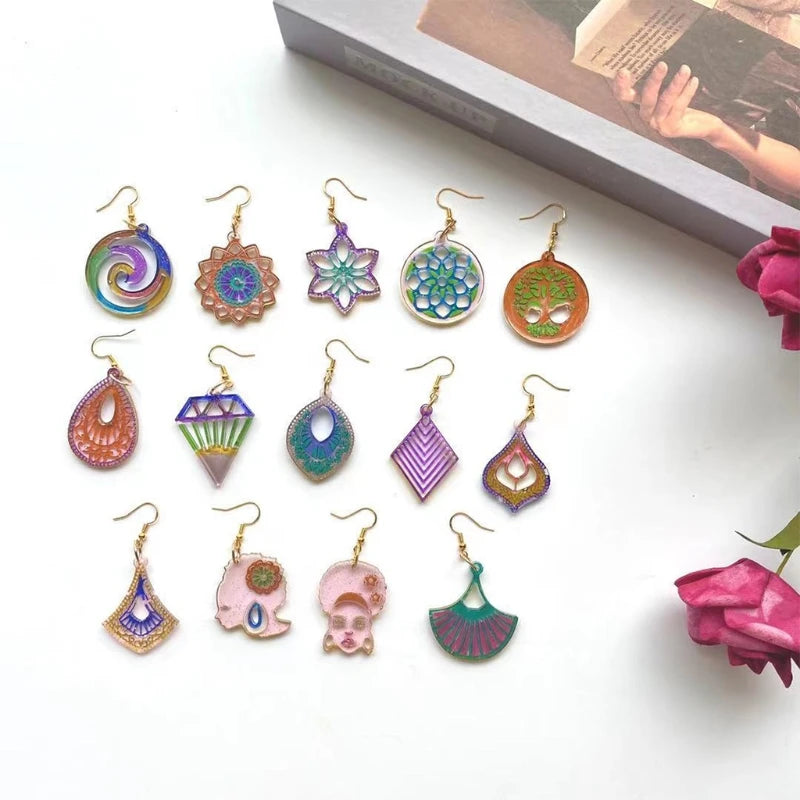Epoxy Resin Mold for Keychain Pendant DIY Crafts