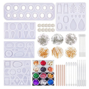 Earrings Resin Molds DIY Pendant Silicone Mould