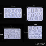 Epoxy Resin Molds for Earrings Jewelry Pendant DIY Crafts