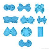 Epoxy Resin Mould Keychain Pendant Silicone Mold Jewelry Casting Mould