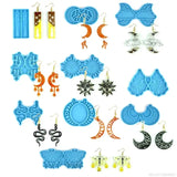 Epoxy Resin Mould Keychain Pendant Silicone Mold Jewelry Casting Mould