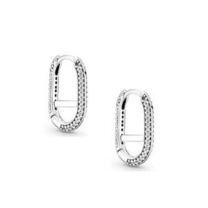 925 Silver Stud Earrings High Shine