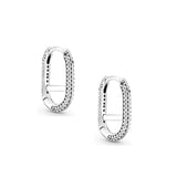 925 Silver Stud Earrings High Shine