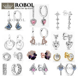 Exaggerated High Sense 925 Silver Stud Earrings