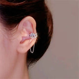 Cubic Zirconia Ring Shape Earrings for Women