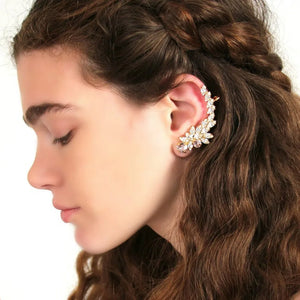 CZ Ear Cuff Clips Wedding Bridal Party Earrings