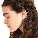 CZ Ear Cuff Clips Wedding Bridal Party Earrings