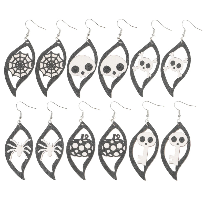 Halloween Dangle Earrings Gothic Small Studs Women Jewelry