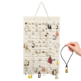 Soft Felt Earrings Hanging Organizer Wall-mounted Jewelry Storage