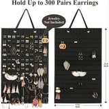 Felt Wall Earring Holder Organizer Jewelry Necklace Display