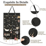 Felt Wall Earring Holder Organizer Jewelry Necklace Display