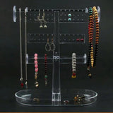 Earrings Holder Jewelry Display Rack Stand Organizer Tray Dish