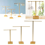 Earrings Holder T Shaped Jewelry Display Stand Props