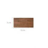 Wood Chips Earrings Display Stand Natural Wood Holder