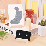 Wooden Base Jewelry Display Stand for Earrings Rings Necklaces