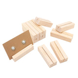 Wooden Base Jewelry Display Stand for Earrings Rings Necklaces