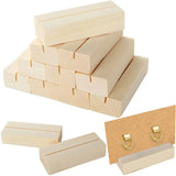 Wooden Base Jewelry Display Stand for Earrings Rings Necklaces