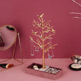 Tree-shaped Jewelry Rack Stand Necklace Ring Storage Organizer