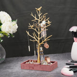 Tree-shaped Jewelry Rack Stand Necklace Ring Storage Organizer