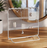 Earrings Necklace Storage Shelf Jewelry Display Holder Organizer