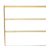Earrings Organizer 3 Tiers Metal Stand Wooden Base