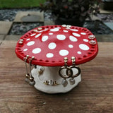Mushroom Earrings Organizer Stand
