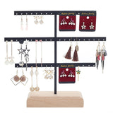 3-Tier Earring Organizer Display Stand Jewelry Holder Rack