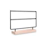 Wood Earrings Organizer Jewelry Holder Display Stand