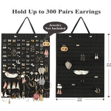 Earrings Organizer Wall Hanging Holder Jewelry Display Storage