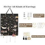 Earrings Organizer Wall Hanging Holder Jewelry Display Storage