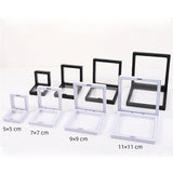 Transparent Jewelry Box Earrings Necklace Dust-proof Storage Box