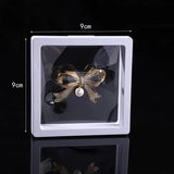 Transparent Jewelry Box Earrings Necklace Dust-proof Storage Box