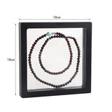 Transparent Jewelry Box Earrings Necklace Dust-proof Storage Box