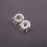 S925 Sterling Silver Donut Dangle Earrings for Women